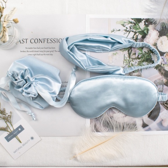 Other - Satin Travel Eye Mask Kit / Travel Kit